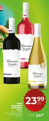Wino czerwone owocowe słodkie Winiarnia Zamojska Czarna Porzeczka