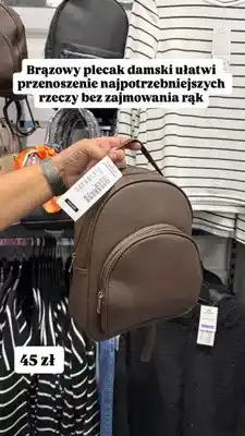 Pepco Plecak damski brązowy Pepco Accessories oferta