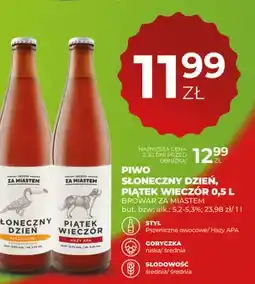 Duży Ben Piwo Słoneczny Dzień Browar Za Miastem oferta
