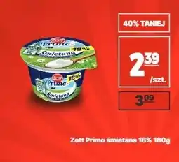 API MARKET Śmietana Zott Primo 18% oferta