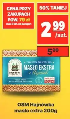 API MARKET Masło ekstra OSM Hajnówka oferta