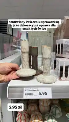 Action Świecznik szkliwiony oferta