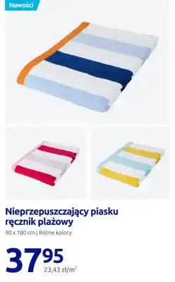 Action Nieprzepuszczający piasku ręcznik plażowy 90x180 cm oferta