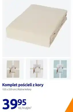 Action Komplet pościeli z kory 155x220 cm oferta