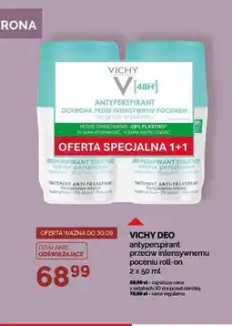 Ziko Dermo Antyperspirant przeciw intensywnemu poceniu roll-on Vichy Deo 2-pak oferta