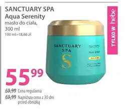 Hebe Masło do ciała Sanctuary Spa oferta