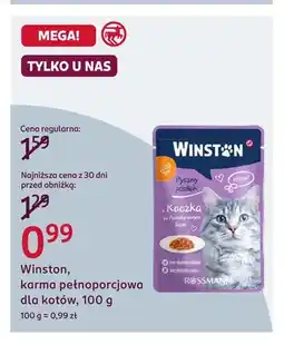 Rossmann Karma dla kotów Winston Pyszny Posiłek z kaczką oferta