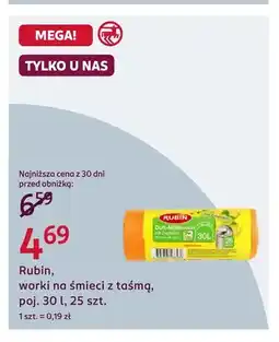 Rossmann Worki na śmieci z taśmą Rubin oferta
