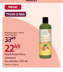 Rossmann Szampon do włosów Petal Fresh Pure oferta