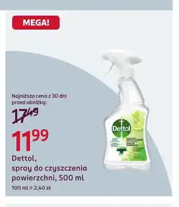 Rossmann Spray do czyszczenia powierzchni Dettol oferta