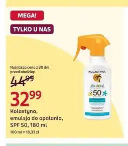 Rossmann Emulsja do opalania dla dzieci Kolastyna SPF 50 oferta