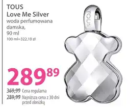 Hebe Woda perfumowana damska tous oferta