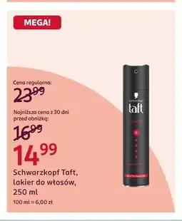 Rossmann Lakier do włosów Schwarzkopf Taft Power oferta