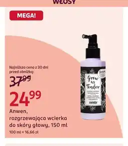 Rossmann Wcierka do skóry głowy rozgrzewająca Anwen oferta