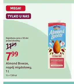Rossmann Napój migdałowy Almond Breeze Unsweetened oferta