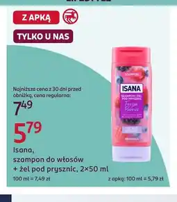 Rossmann Szampon do włosów i żel pod prysznic Isana Frozen Berries oferta