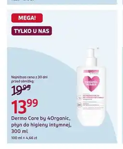 Rossmann Dermo Care by 4organic płyn do higieny intymnej oferta