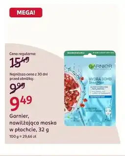 Rossmann Nawilżająca maska w płachcie Garnier Skin Naturals Hydra Bomb oferta