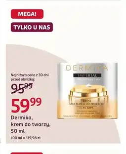 Rossmann Krem do twarzy Dermika Imperial oferta
