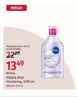 Rossmann Kojący płyn micelarny Nivea oferta