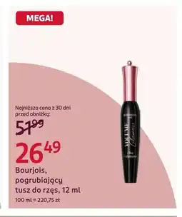 Rossmann Pogrubiający tusz do rzęs Bourjois Volume Glamour oferta