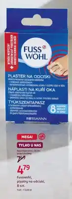 Rossmann Plastry na odciski Fusswohl oferta