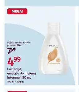 Rossmann Lactacyd emulsja do higieny intymnej oferta