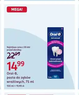 Rossmann Oral-B pasta do zębów wrażliwych oferta