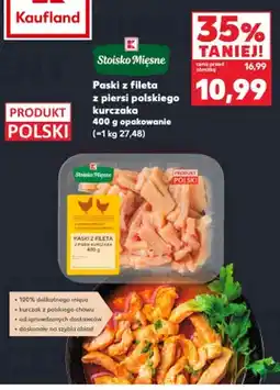 Kaufland Paski z fileta z piersi kurczaka polskie oferta