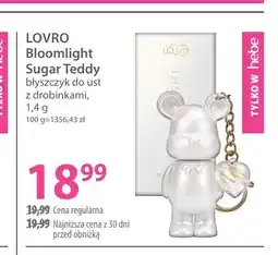 Hebe Błyszczyk do ust z drobinkami LOVRO Bloomlight Sugar Teddy oferta