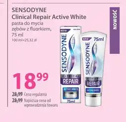 Hebe Pasta do mycia zębów z fluorkiem Sensodyne Clinical Repair Active White oferta