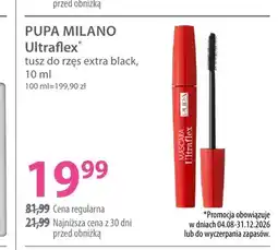 Hebe Tusz do rzęs extra black PUPA MILANO Ultraflex oferta