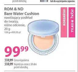 Hebe Nawilżający podkład do twarzy Rom & Nd Bare Water Cushion oferta