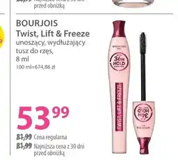 Hebe Unoszący wydłużający tusz do rzęs Bourjois Twist, Lift & Freeze oferta