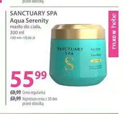 Hebe Masło do ciała Sanctuary Spa Aqua Serenity oferta