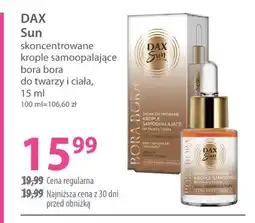Hebe Skoncentrowane krople samoopalające Dax Sun Bora oferta