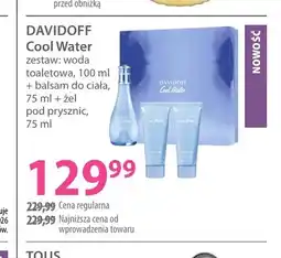 Hebe Zestaw woda toaletowa + balsam do ciała + żel pod prysznic Davidoff Cool Water oferta