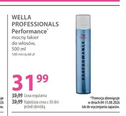 Hebe Mocny lakier do włosów Wella Professionals Performance oferta