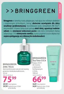 Hebe Skoncentrowane serum do twarzy Bringgreen Zinc Teca oferta