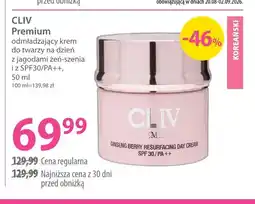 Hebe Krem do twarzy na dzień CLIV Premium odmładzający z jagodami żeń-szenia i z SPF30/PA++ oferta