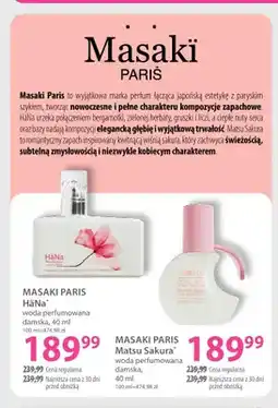 Hebe Woda perfumowana damska Masaki Paris HäNa oferta