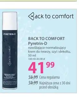 Hebe Krem do twarzy szyi i dekoltu Back to Comfort Pyretrin-D nawilżająco-normalizujący oferta