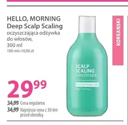 Hebe Oczyszczająca odżywka do włosów Hello, Morning Deep Scalp Scaling oferta