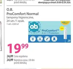 Hebe Tampony higieniczne O.B. ProComfort Normal 24 szt oferta
