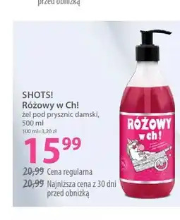 Hebe Żel pod prysznic Shots! Różowy w Ch! oferta