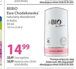 Hebe Dezodorant naturalny w kulce BeBio Ewa Chodakowska oferta