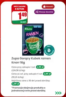 Dino Zupa Gorący Kubek ramen Knorr oferta