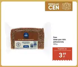Biedronka Chleb żytni 100% pełnoziarnisty Pano oferta