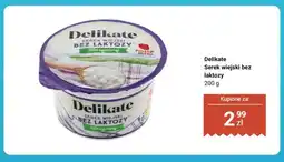 Biedronka Serek wiejski bez laktozy Delikate oferta