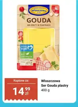 Biedronka Ser Gouda plastry Włoszczowa oferta